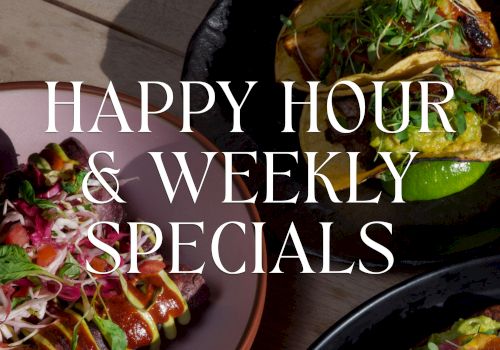 Golden hour and weekly specials at COA